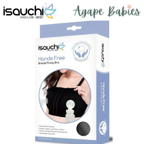 Isa Uchi Hands Free Breast Pump Bra - Black