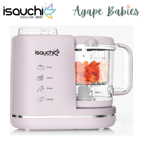 [1 Yr Local Warranty ]Isa Uchi Baby Food Processor - Nude Pink