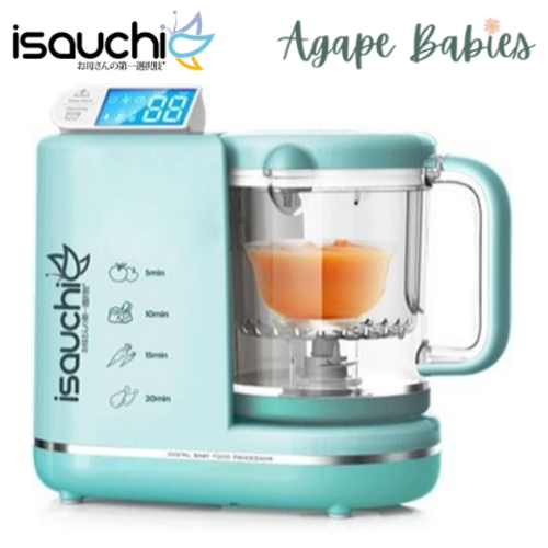 [1 Yr Local Warranty ]Isa Uchi Baby Food Processor - Sky Blue