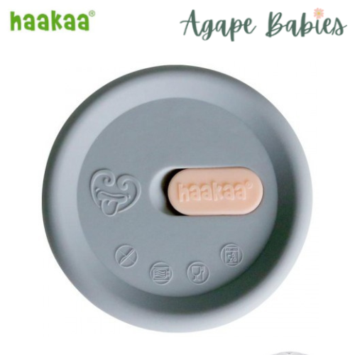 Haakaa Silicone Breast Pump Cap - Grey