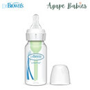 Dr Brown's 4 Oz/120 Ml Narrow Glass Options+ Bottle (2-Pack)