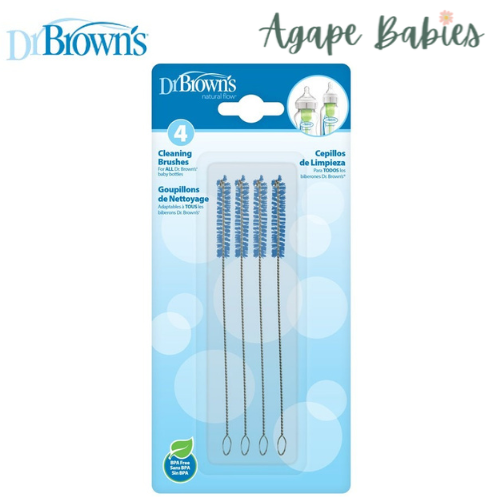 Dr Brown's Baby Bottle Cleaning Brushes 4 Pack