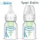 Dr Brown's PP Narrow-Neck Options+ Bottle 2 OZ/60 ML , Twin-PK