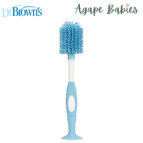 Dr Brown's Soft Touch Bottle Brush (Non-metal, No sponge) - Blue