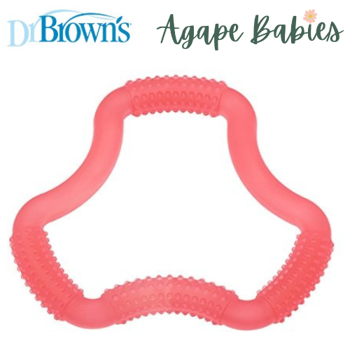 Dr. Brown's Flexees A Shaped Teether Pink