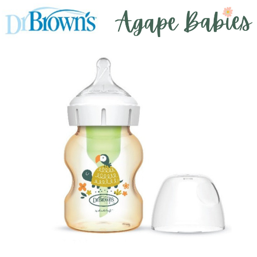 Dr. Brown’s 5 oz/150 ml PPSU Wide-Neck Options+ Bottle, Turtle, 1-Pack