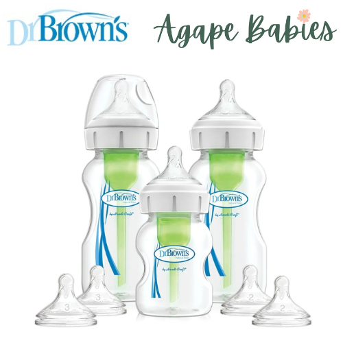 Dr. Brown’s PP Wide-Neck “Options+” Bottle Starter Kit (2X270&1X150)