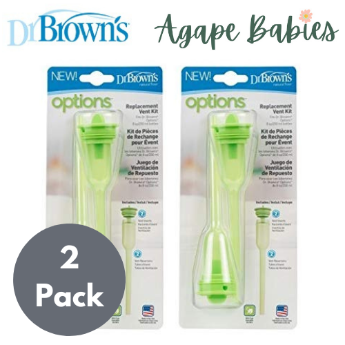 [2-Pack] Dr Brown's 8oz/250ml Narrow Neck “Options” Replacement Kit