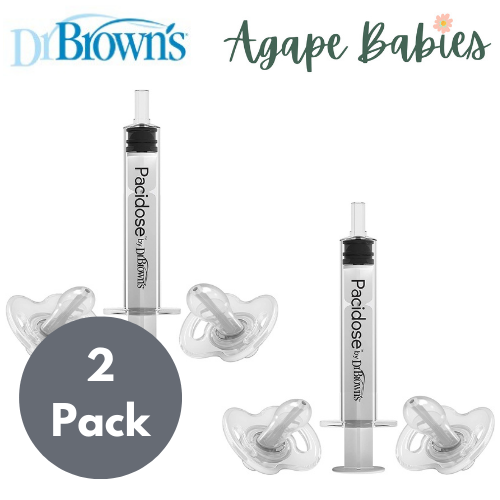 [2-Pack] Dr. Brown’s Pacidose Liquid Medicine Dispenser Combo Pack