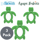 [3-Pack] Dr. Brown’s Silicone Starter Spoon - Turtle