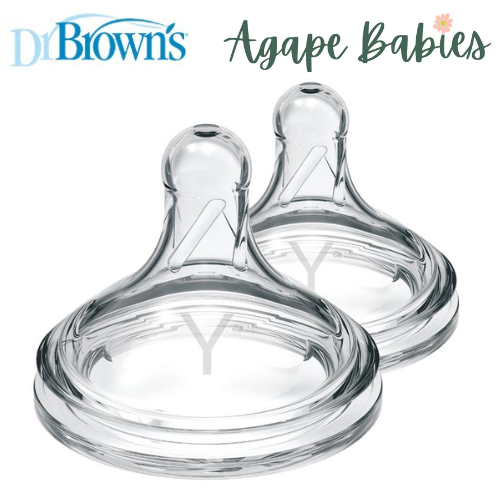 [Bundle of 2] Dr Brown's  W-N Silicone Options+ Nipple, 2-Pack