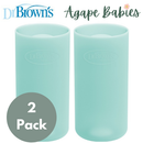 [Bundle of 2] Dr Brown's 8 oz/250 ml Narrow Glass Bottle Sleeve - Mint