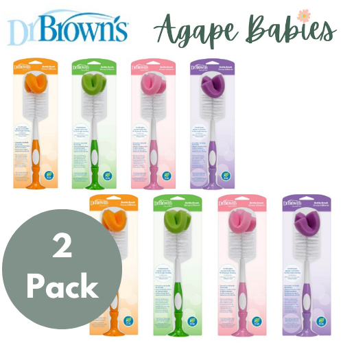 [Bundle of 2] Dr Brown's Baby Brush Assorted Colours