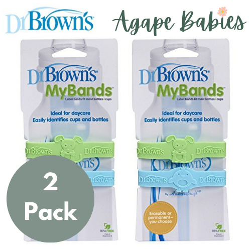 [Bundle of 2] Dr Brown's My Bands, Assort Colours, 2-Pack