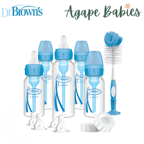 Dr Brown's PP Options+ Narrow-Neck Bottle Blue Gift Set