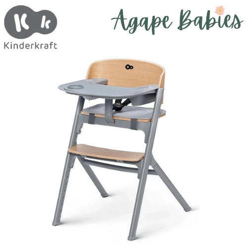 (ETA End July) KinderKraft High Chair Livy - Wood