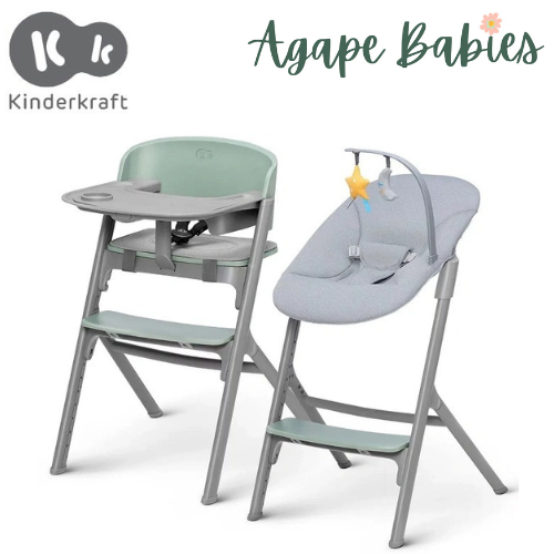 (ETA End July) KinderKraft High Chair Livy w/Calmee 2 in 1 - Green