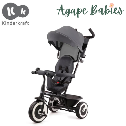 (ETA End July)[2-Year Warranty] KinderKraft  Tricycle Aston - Grey