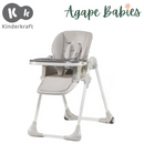 [1-Year Warranty] KinderKraft High Chair Yummy - Grey