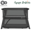 [1-Year Warranty] KinderKraft Travel Cot Sofi Plus - Grey