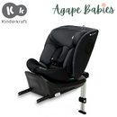 [1-Year Warranty] KinderKraft Car Seat, I-360 - Black