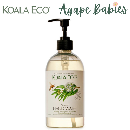 Koala Eco Natural Hand Wash Lemon Scented Eucalyptus & Rosemary Essential Oil - 500ml