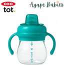 OXO Tot Grow Soft Spout Cup With Removable Handles 6oz/150ml 4m+ - Teal