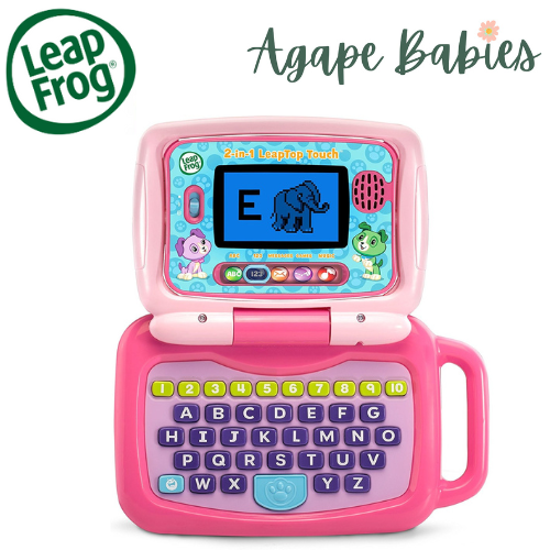 LeapFrog 2-in-1 LeapTop Touch - Pink (3 Months Local Warranty)