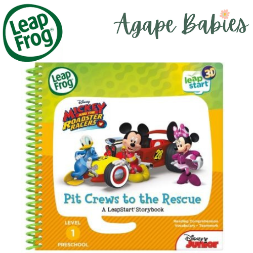 LeapFrog LeapStart 3D Book - Mickey and The Roadster Pit Crews To The Rescue