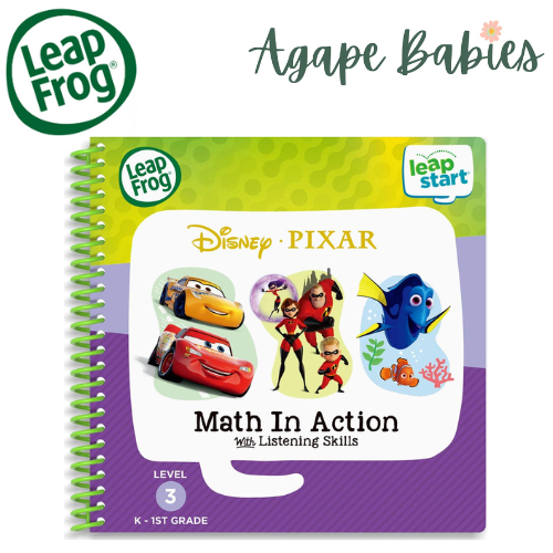 LeapFrog Leapstart Book- Pixar Pals, Math In Action