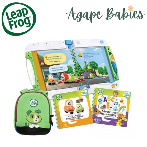 LeapFrog LeapStart Touch-and-Talk Learning Success Bundle System and 2 Books | 2-7 Years - 2 Colors