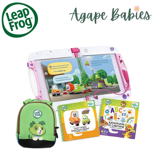 LeapFrog LeapStart Touch-and-Talk Learning Success Bundle System and 2 Books | 2-7 Years - 2 Colors