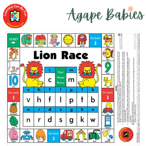 Learning Can Be Fun Desk Game - Lion Race