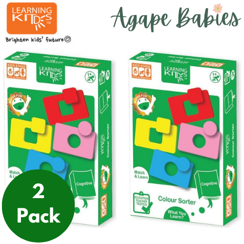 [Pack of 2] Learning Kitds Colour Sorter Puzzles