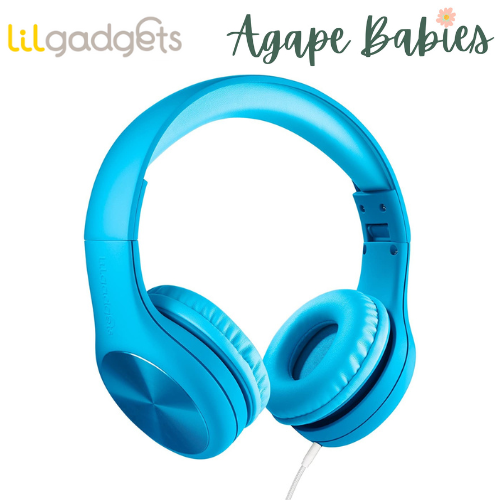 LilGadgets Connect+ Pro Wired Headphones for Children - Blue