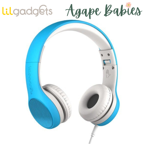 LilGadgets Connect+ Wired Headphones for Children - Blue