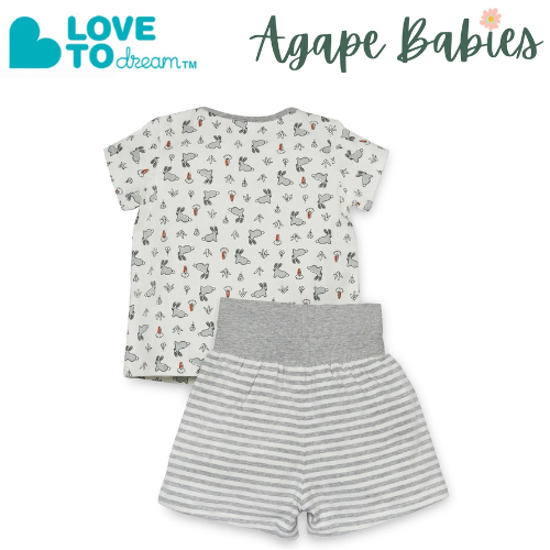 Love To Dream Kids Shorts Pyjamas Original Bunny