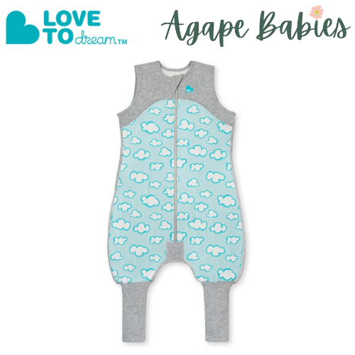 Love To Dream Sleep Suit Organic 0.2 Tog - Turquoise