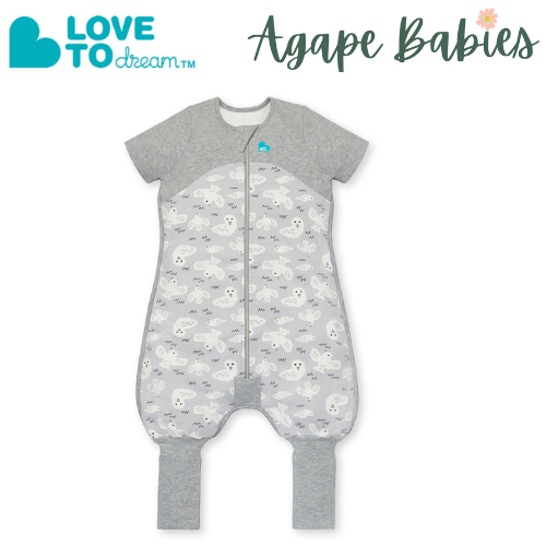 Love to Dream Sleep Suit Organic Lite 0.2 TOG - Daydream Grey