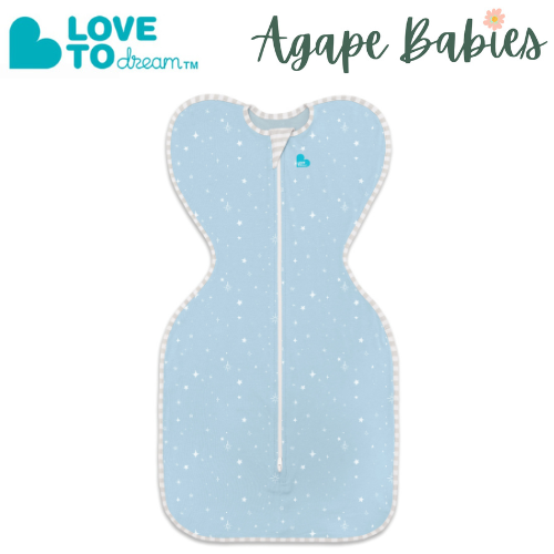 Love To Dream Swaddle UP  Lite - Blue 0.2tog