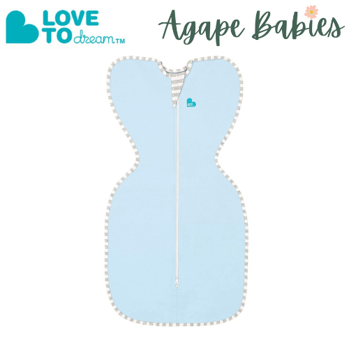 Love To Dream Swaddle UP 0.2 Tog Lite Light Blue