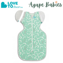Love to Dream Swaddle UP 50/50 Transition Bamboo Lite 0.2 tog - Mint Arrow