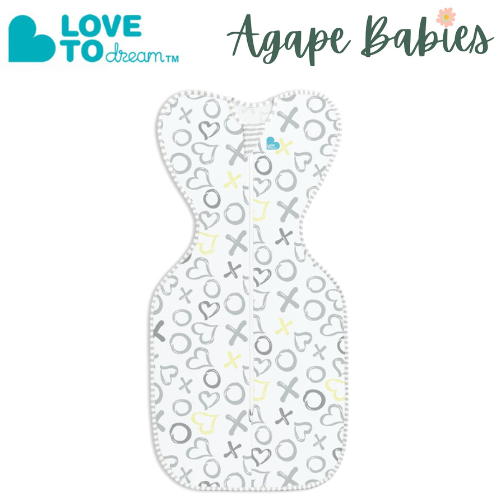 Love To Dream Swaddle UP Bamboo 0.2 Tog Lite White