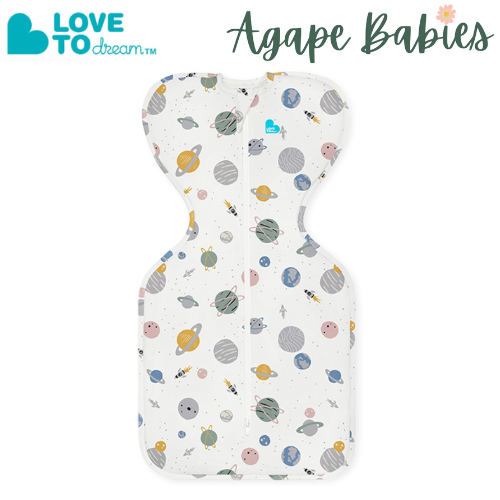 Love to Dream Swaddle UP Designer Lite 0.2 TOG - Space White