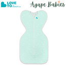 Love To Dream Swaddle UP Lite 0.2 tog Mint (Stars Design) - 3 Sizes