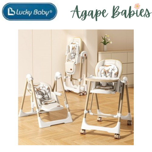 Lucky Baby Viner Swing & Highchair - Kaki