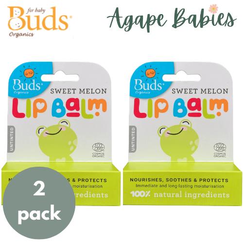 [2-Pack] Buds For Kids Lip Balm 1.6g - Sweet Melon Exp: 03/27