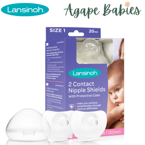 Lansinoh Contact Nipple Shields With Case (2 X20mm)