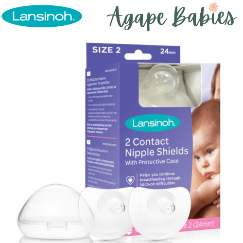 Lansinoh Contact Nipple Shields With Case (2 X24mm)