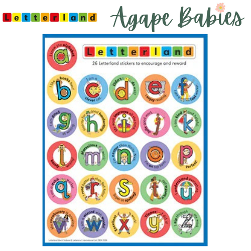 Letterland Merit Stickers (Pack Of 10)